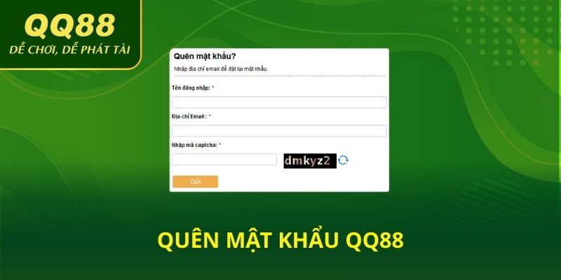 Quên mật khẩu QQ88